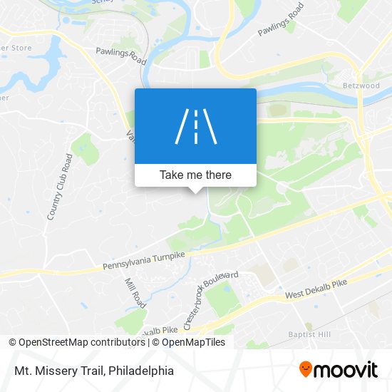 Mt. Missery Trail map