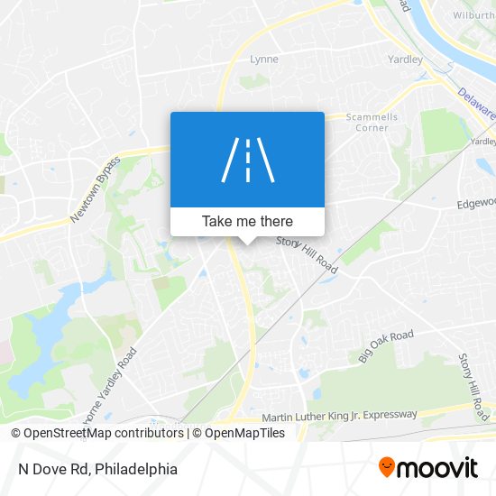 Mapa de N Dove Rd