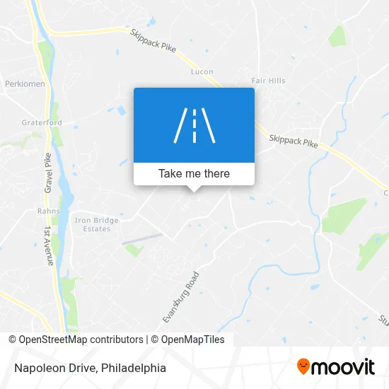 Napoleon Drive map