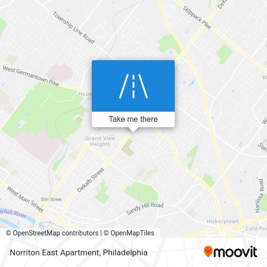 Norriton East Apartment map
