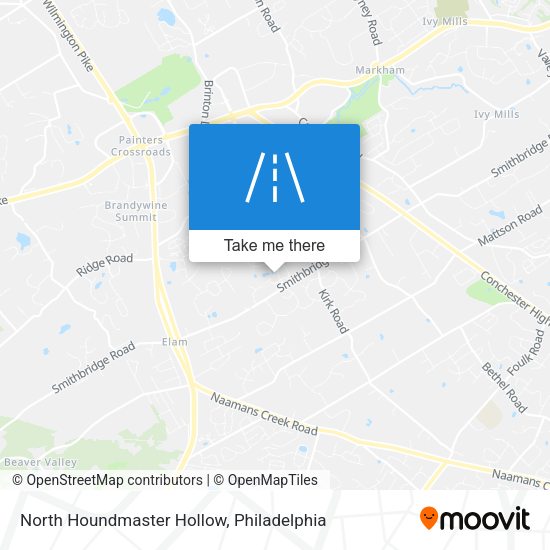 Mapa de North Houndmaster Hollow