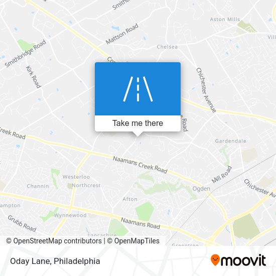 Mapa de Oday Lane