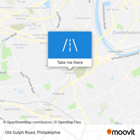 Mapa de Old Gulph Road