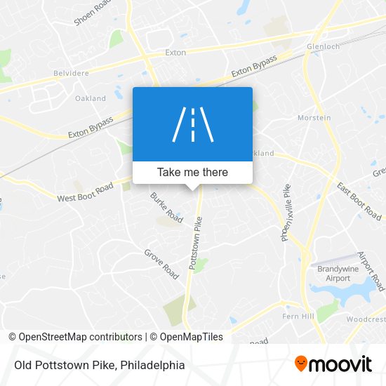 Old Pottstown Pike map