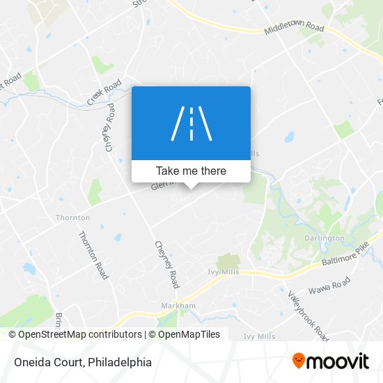 Mapa de Oneida Court