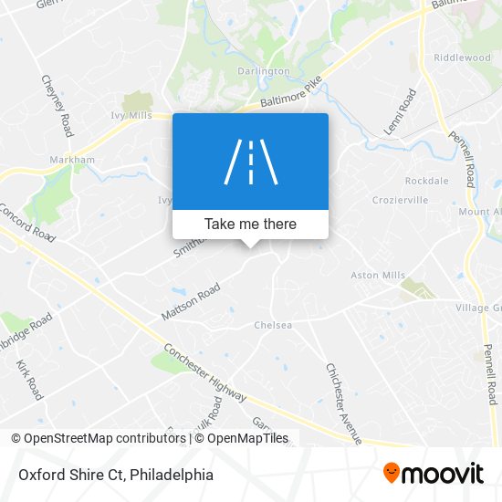 Mapa de Oxford Shire Ct