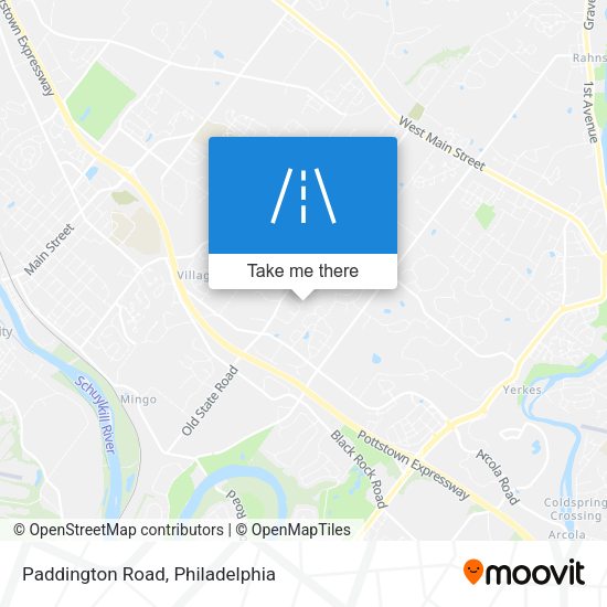 Paddington Road map