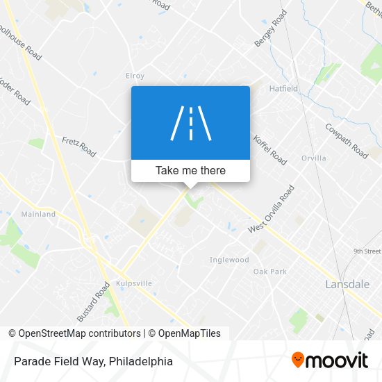 Mapa de Parade Field Way