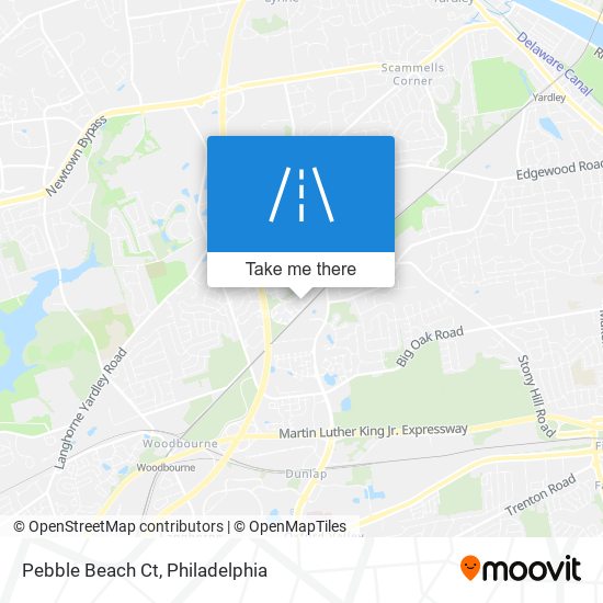 Pebble Beach Ct map