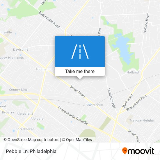 Mapa de Pebble Ln