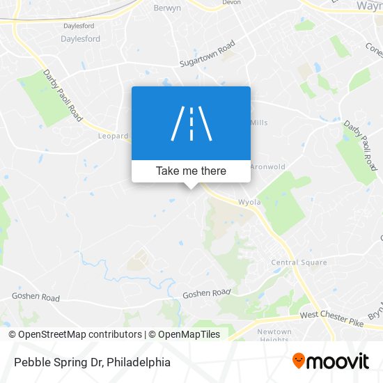 Pebble Spring Dr map