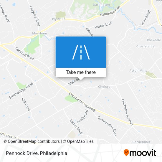 Mapa de Pennock Drive