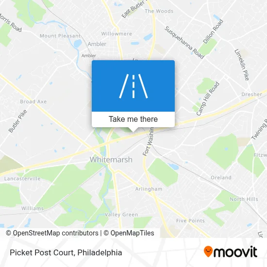 Picket Post Court map