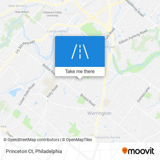 Mapa de Princeton Ct