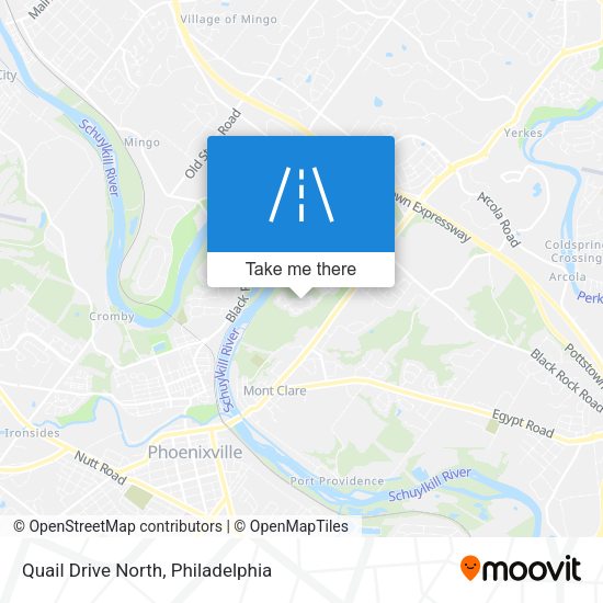 Quail Drive North map