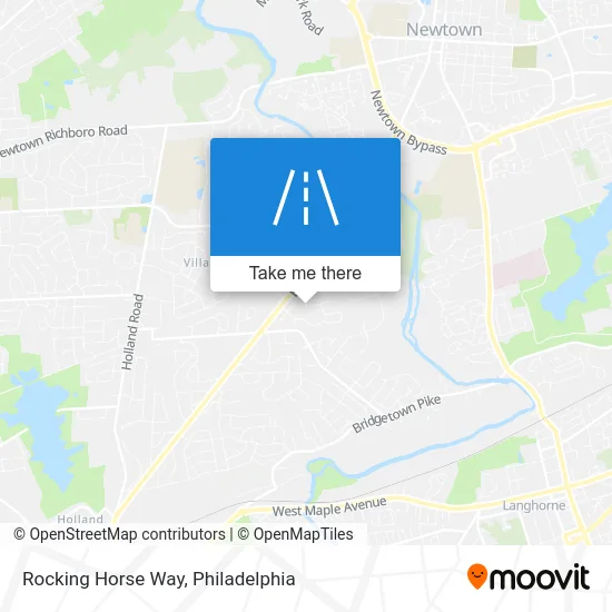 Rocking Horse Way map
