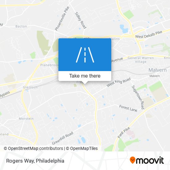 Rogers Way map