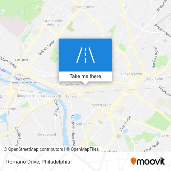 Romano Drive map