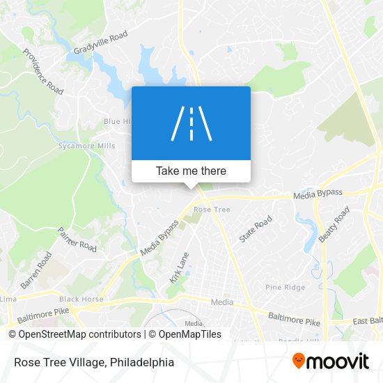 Rose Tree Village map