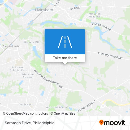 Mapa de Saratoga Drive