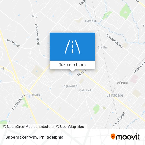 Mapa de Shoemaker Way