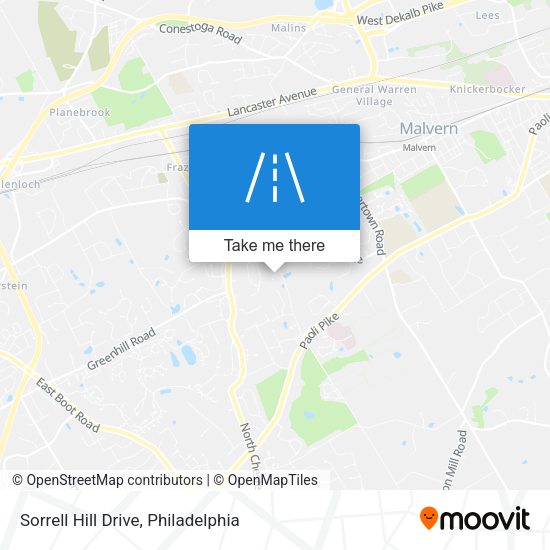 Sorrell Hill Drive map