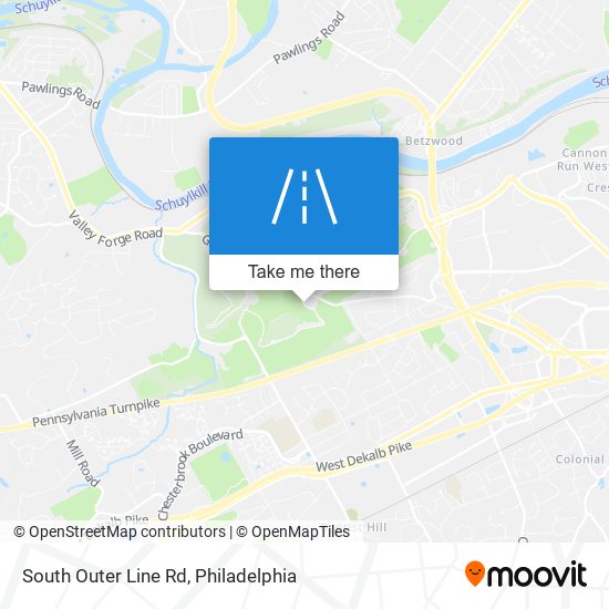 South Outer Line Rd map
