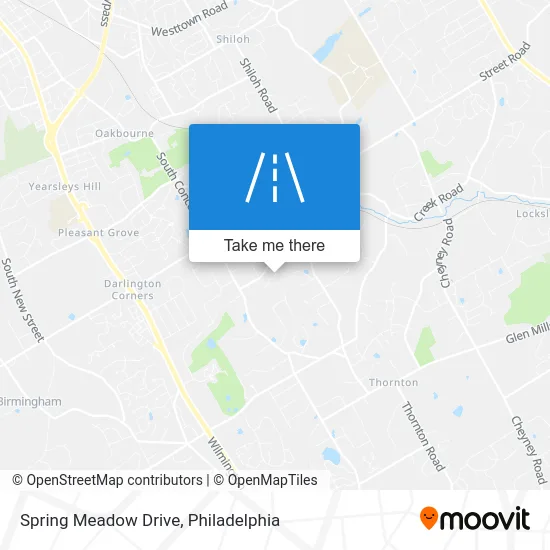 Spring Meadow Drive map