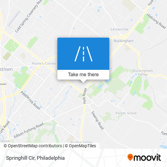 Springhill Cir map