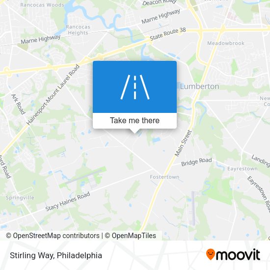 Mapa de Stirling Way
