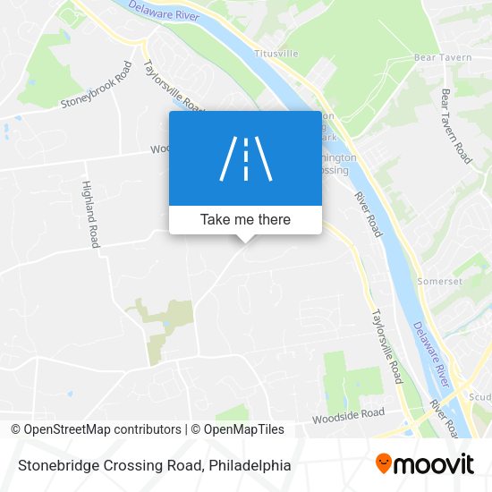 Stonebridge Crossing Road map