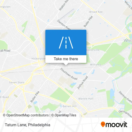 Tatum Lane map