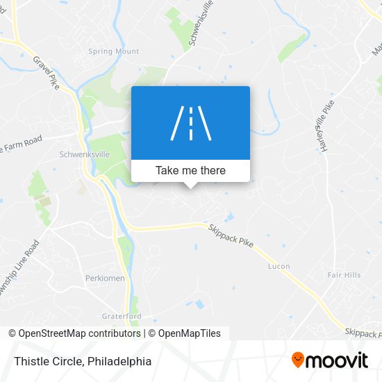 Thistle Circle map