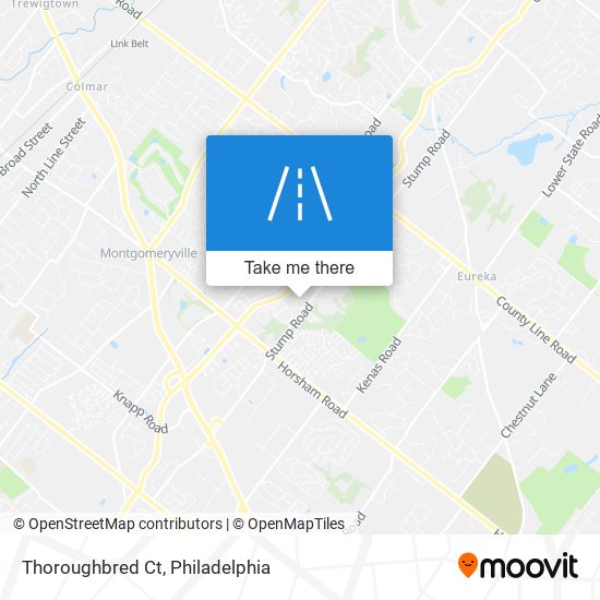 Thoroughbred Ct map