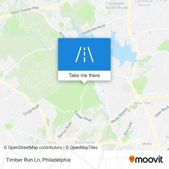 Timber Run Ln map