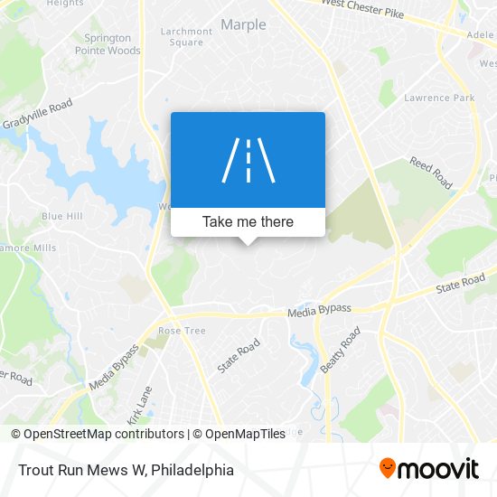 Trout Run Mews  W map