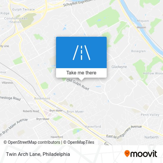 Mapa de Twin Arch Lane