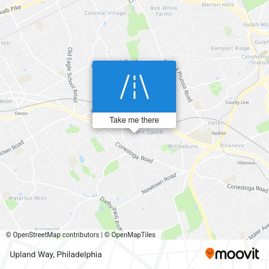 Mapa de Upland Way
