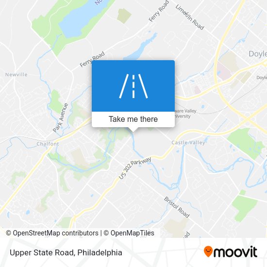 Mapa de Upper State Road
