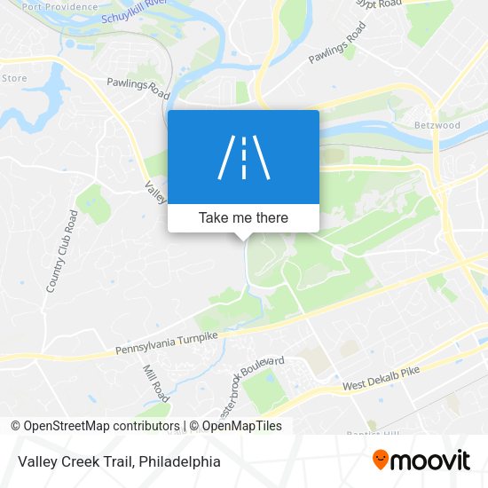 Mapa de Valley Creek Trail