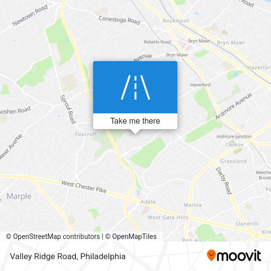 Mapa de Valley Ridge Road