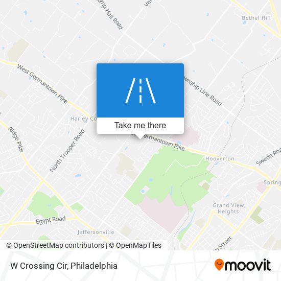 Mapa de W Crossing Cir