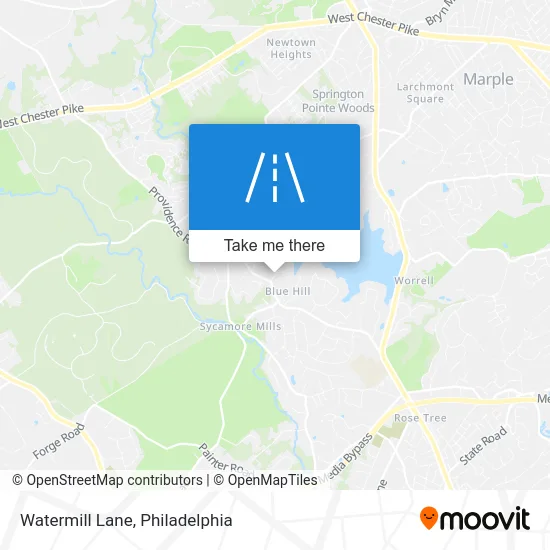 Watermill Lane map
