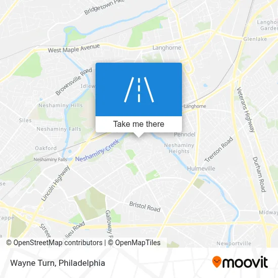 Wayne Turn map