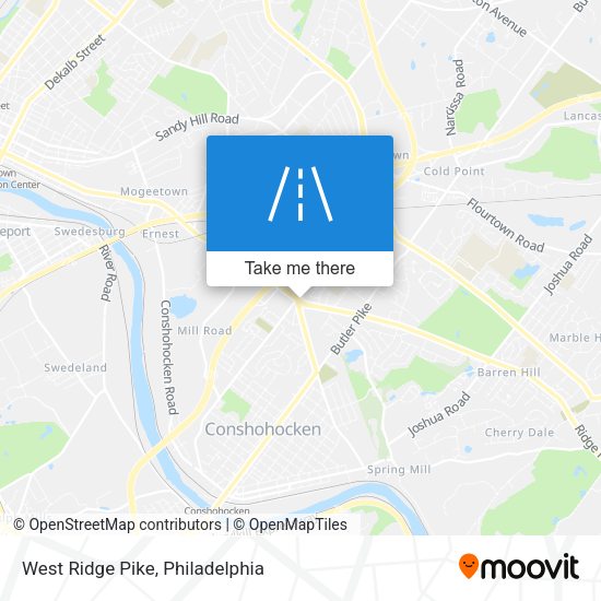 Mapa de West Ridge Pike