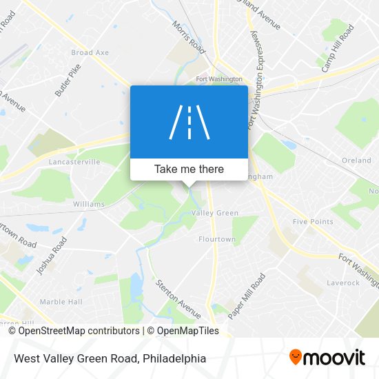 Mapa de West Valley Green Road