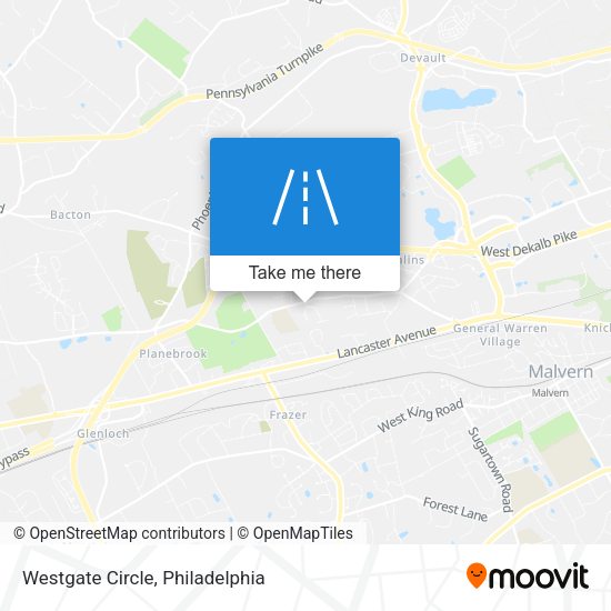 Westgate Circle map