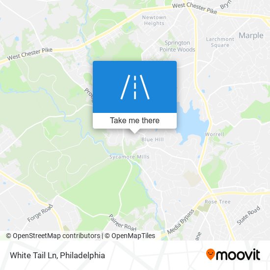 Mapa de White Tail Ln