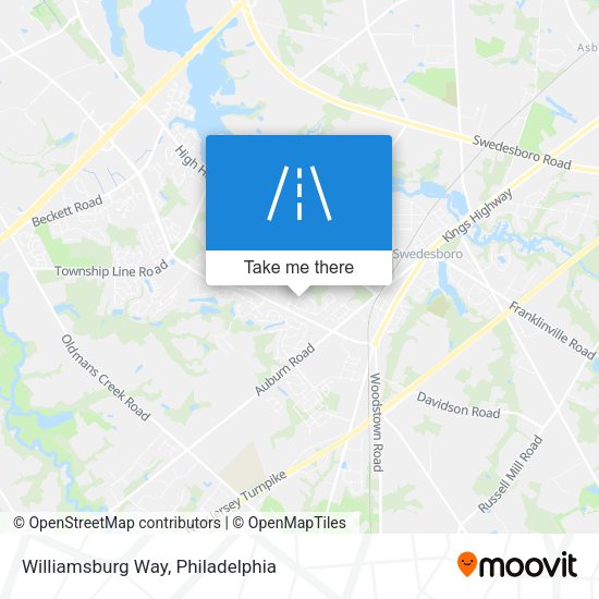 Mapa de Williamsburg Way