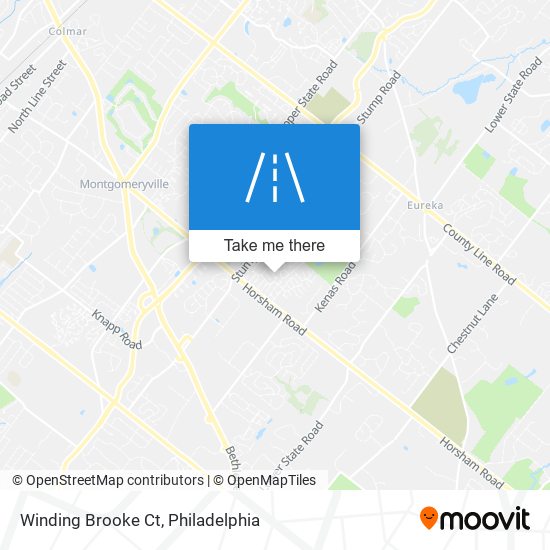 Mapa de Winding Brooke Ct